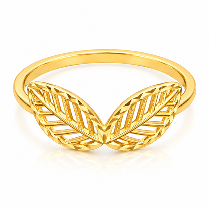 Gold Leaf Ring 18KT - FKJRN18KU2098