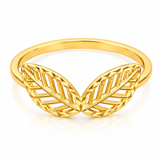 Gold Leaf Ring 18KT - FKJRN18KU2098