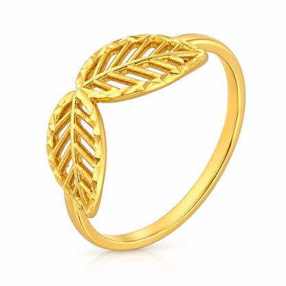 Gold Leaf Ring 18KT - FKJRN18KU2098