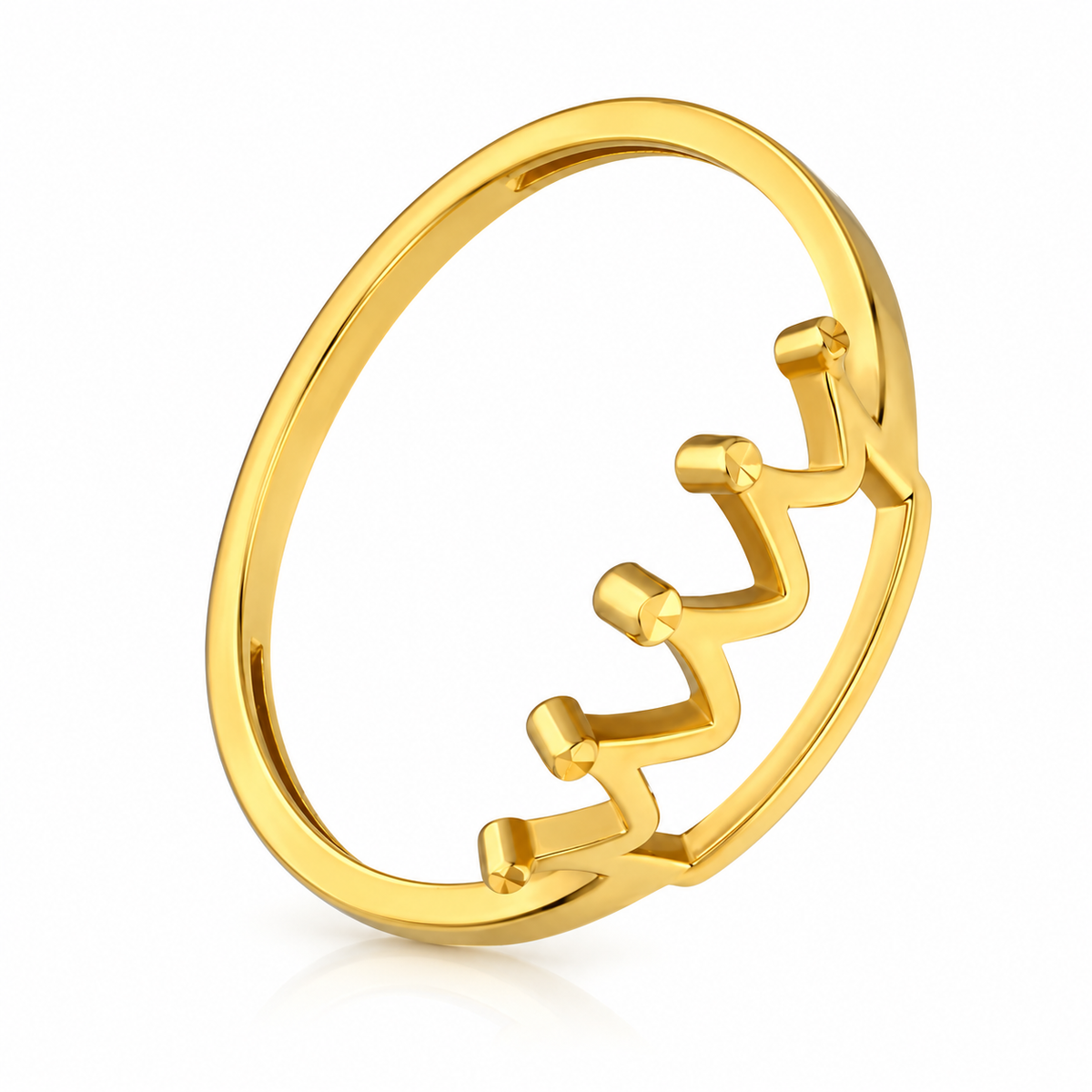 Gold Crown Ring 18KT - FKJRN18KU2099