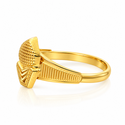 Gold Heart Ring in 18KT - FKJRN18K2686