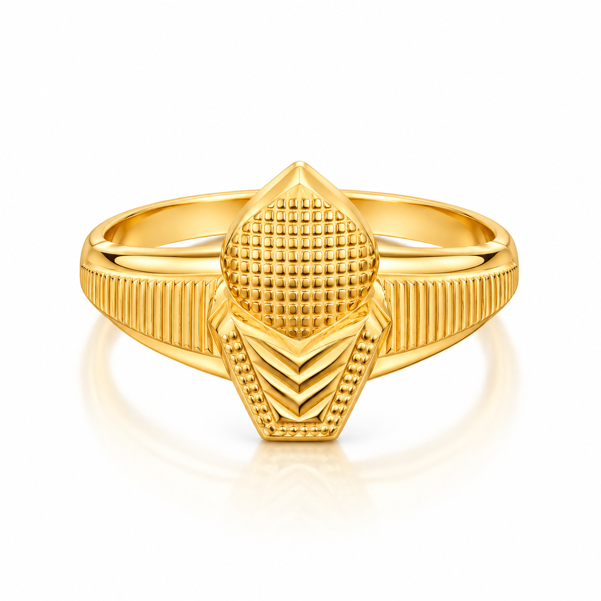 Gold Heart Ring in 18KT - FKJRN18K2686