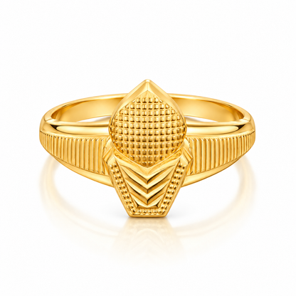Gold Heart Ring in 18KT - FKJRN18K2686