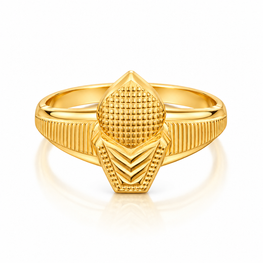 Gold Heart Ring in 18KT - FKJRN18K2686