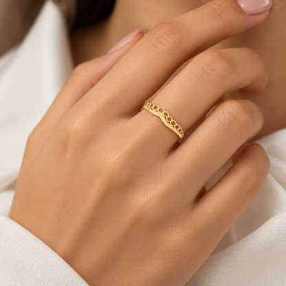 Gold Ring 18KT - FKJRN18KU6370
