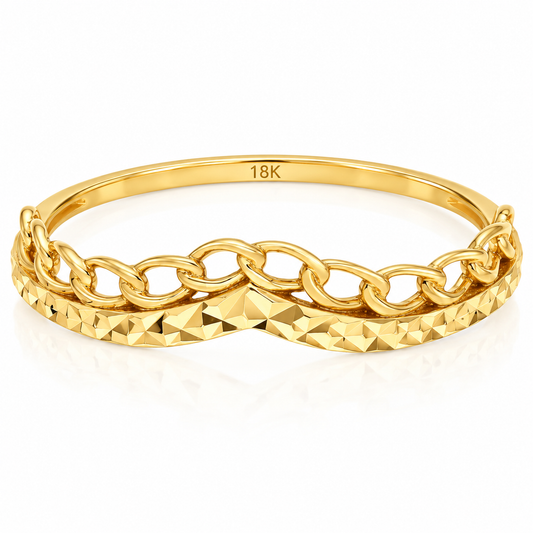 Gold Ring 18KT - FKJRN18KU6370