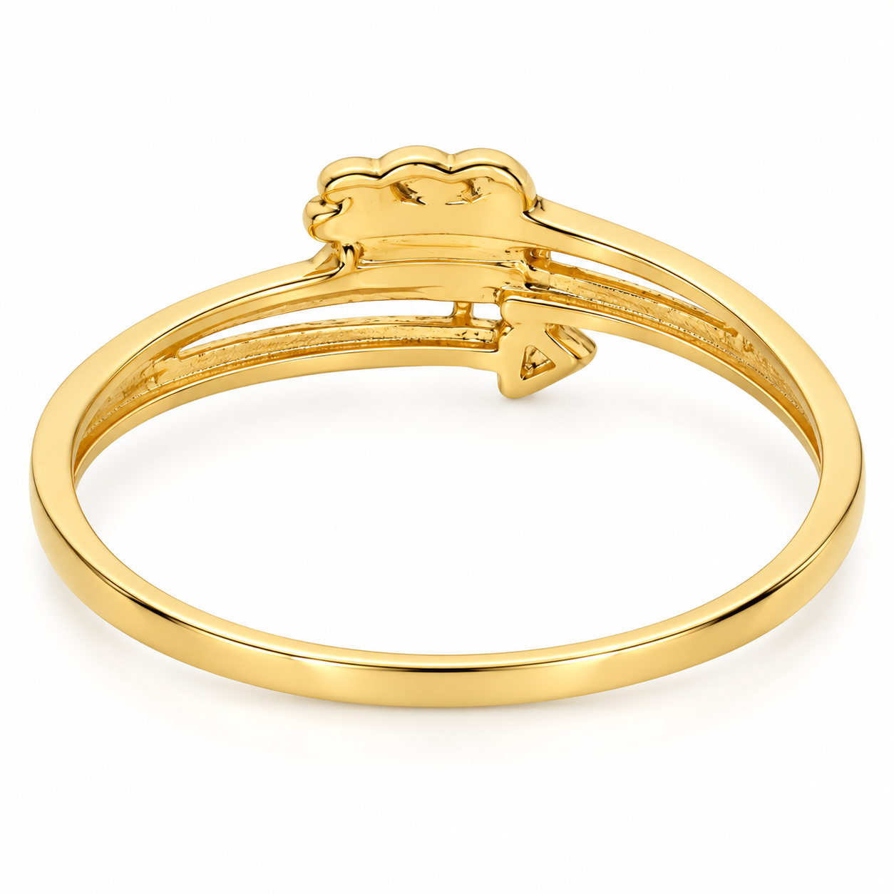 Gold Arrow Shaped Ring 18KT - FKJRN18KU6382