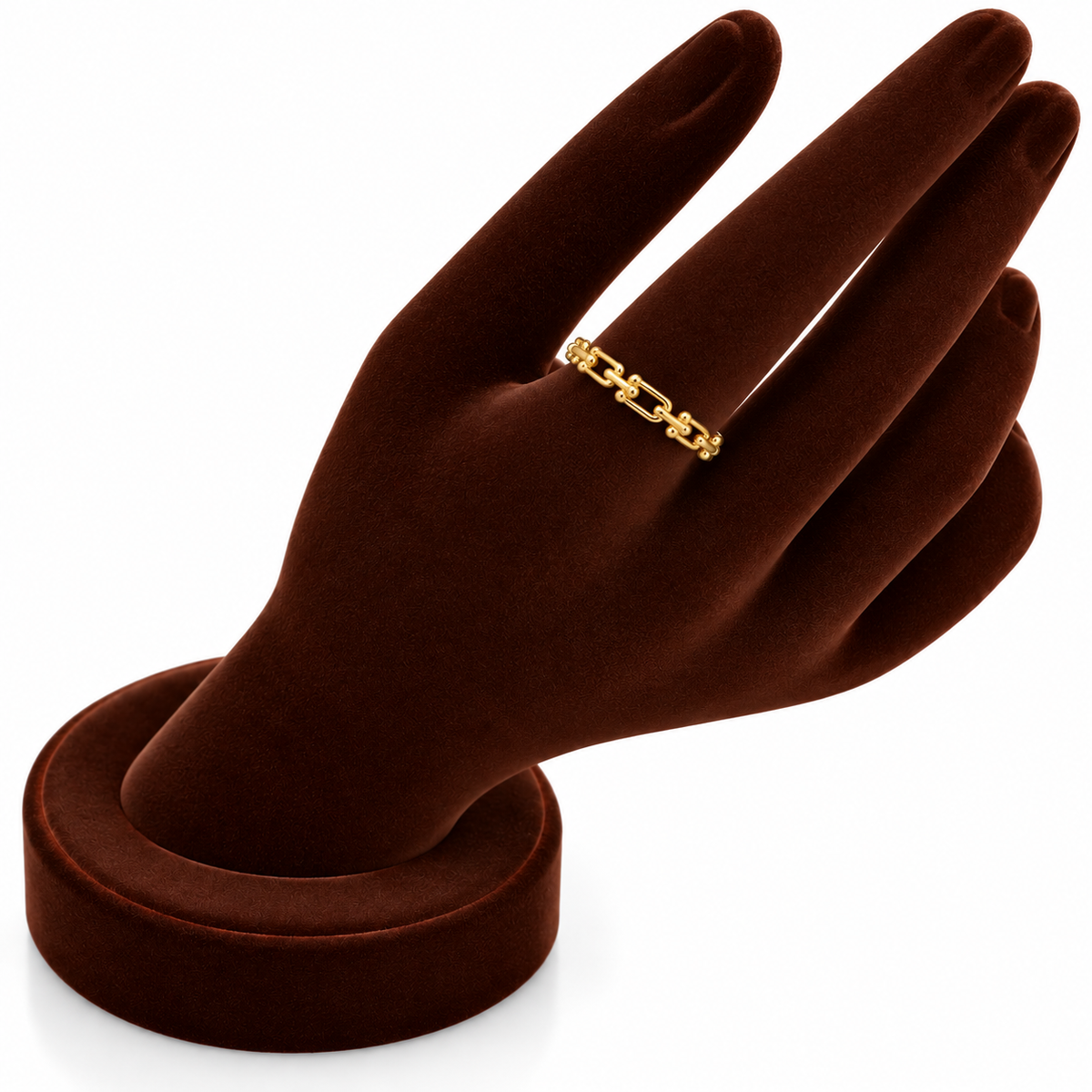 Gold Interlink Ring 18KT - FKJRN18KU6386