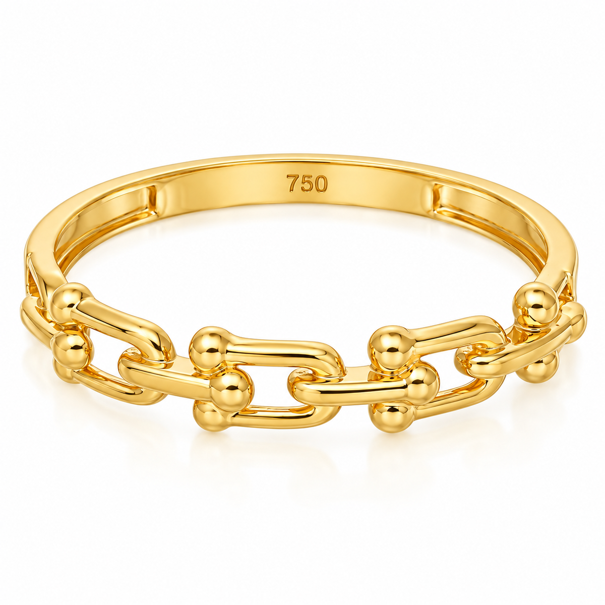 Gold Interlink Ring 18KT - FKJRN18KU6386