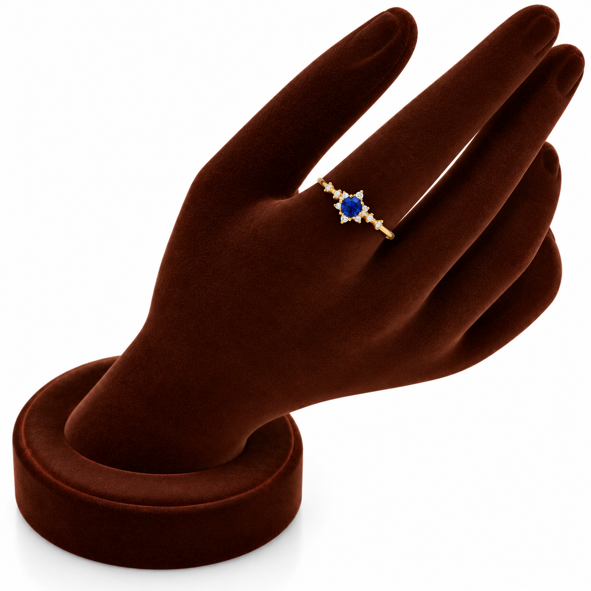 Gold Solitaire Ring 18KT - FKJRN18KU6388