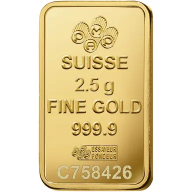 Pamp Suisse Rosa 2.5 Grams Gold Bar 24KT - FKJGBR24K2719