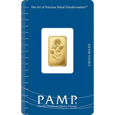 Pamp Suisse Rosa 5 Grams Gold Bar 24KT - FKJGBR24K2721