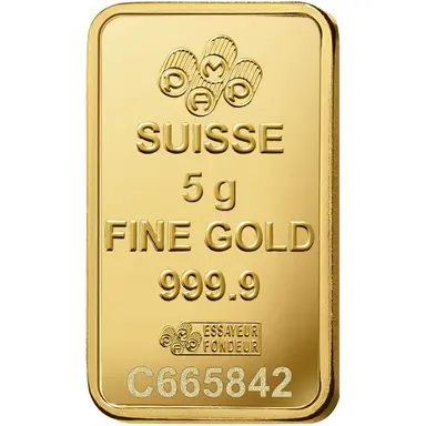 Pamp Suisse Rosa 5 Grams Gold Bar 24KT - FKJGBR24K2721