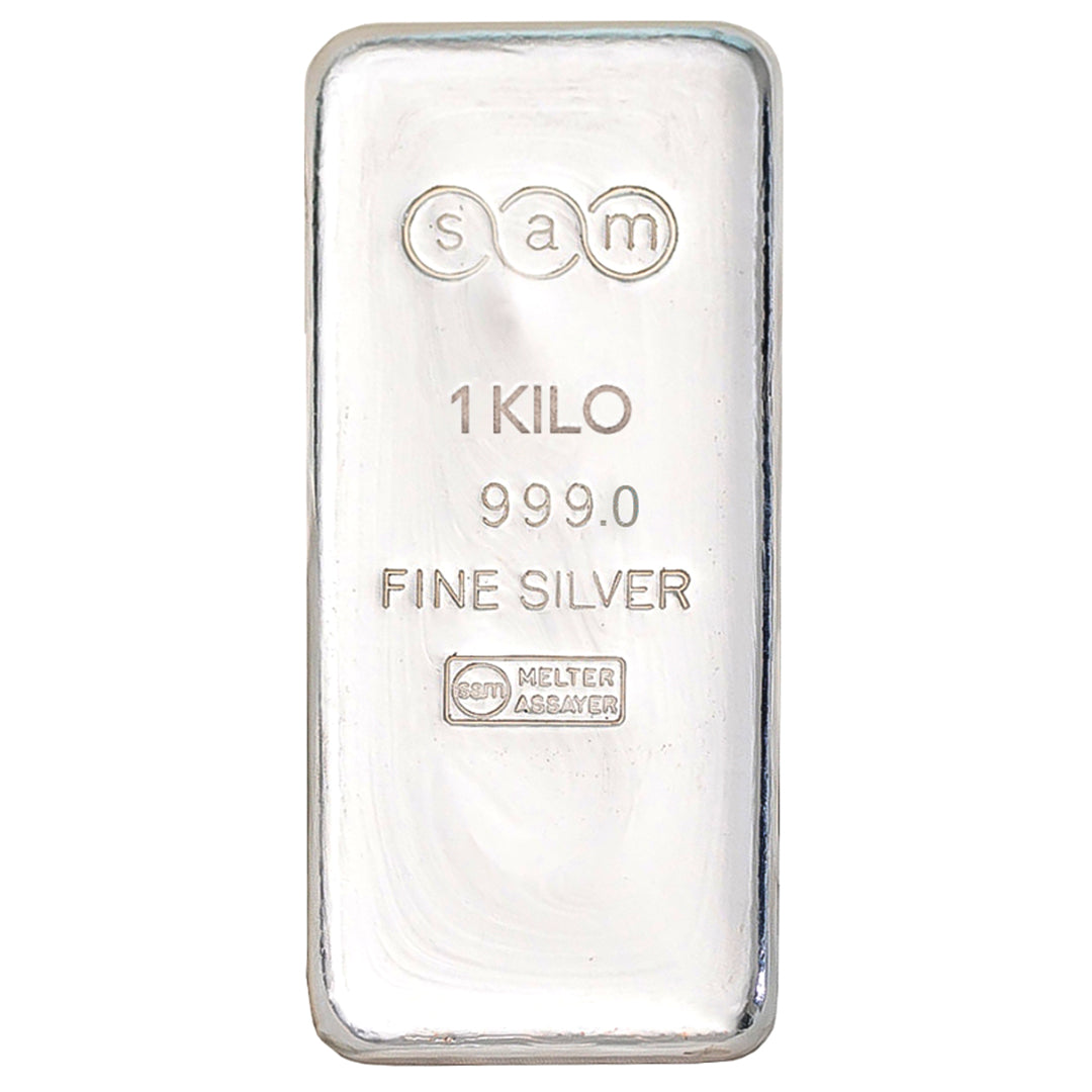 SAM 1 Kilograms Silver Bar 999.0 Purity - FKJGBRSL2282