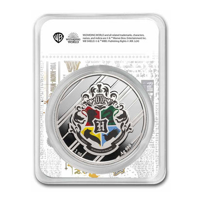 Slytherin Harry Potter House 1 Ounce Colorized Silver Coin - FKJCONSL6883