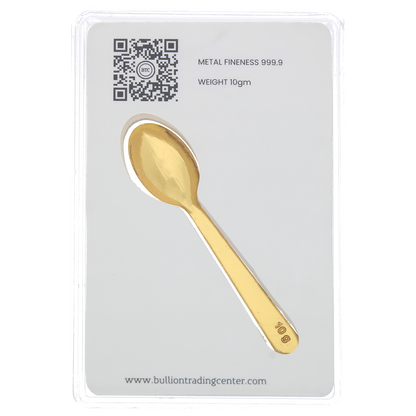 BTC Spoon 10 Grams Gold Bar 24KT – FKJGBR24K6893