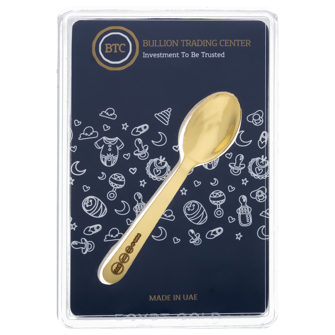 BTC Spoon 10 Grams Gold Bar 24KT – FKJGBR24K6893