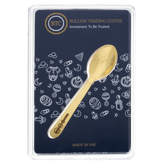 BTC Spoon 10 Grams Gold Bar 24KT – FKJGBR24K6893
