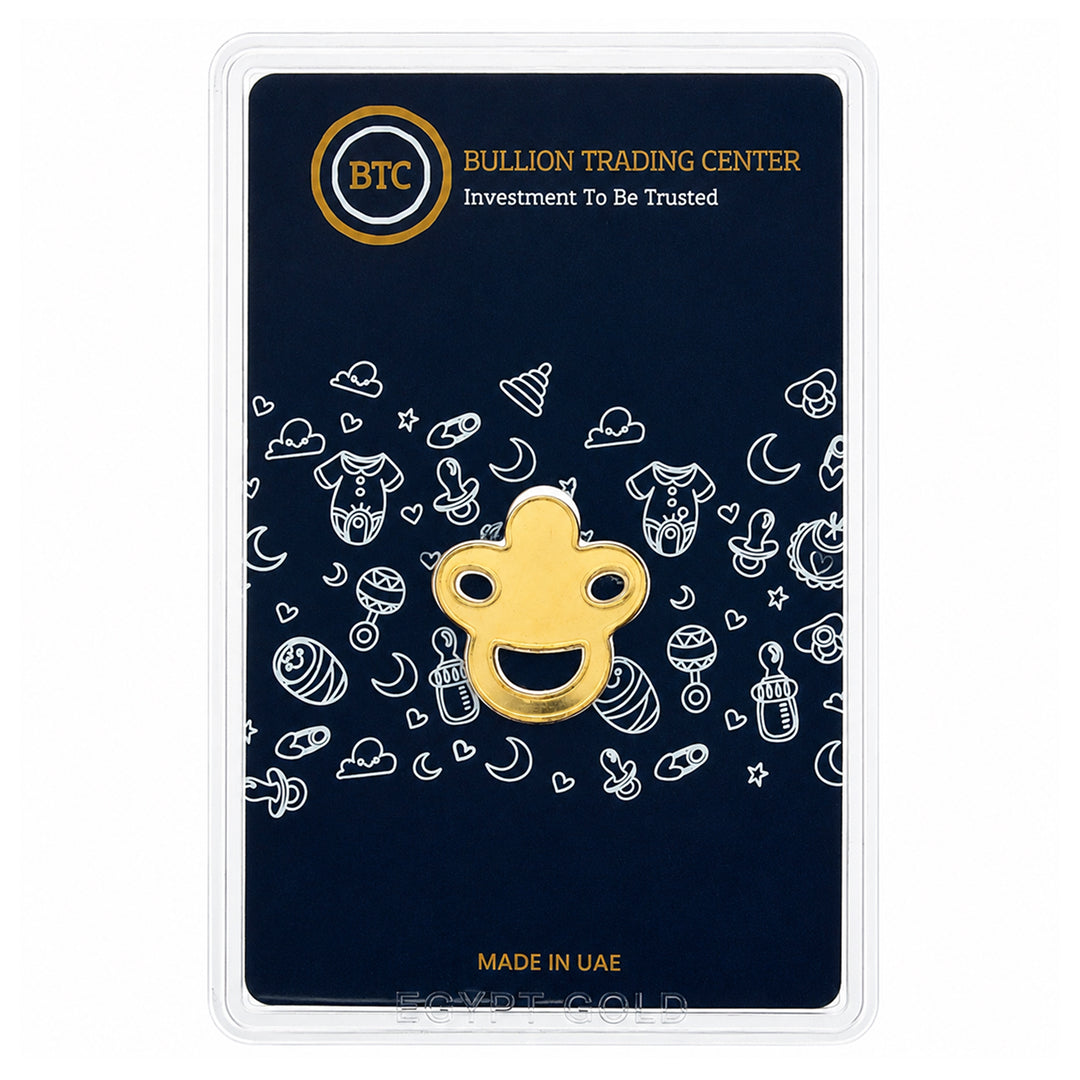 BTC Baby Teether 5 Grams Gold Bar 24KT – FKJGBR24K7051