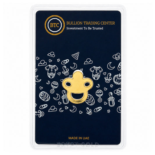 BTC Baby Teether 5 Grams Gold Bar 24KT – FKJGBR24K7051