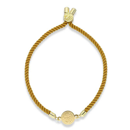 Gold Coin String Bracelet 21KT - FKJBRL21KU1061