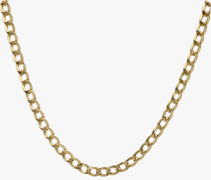 Gold 18 Inches Curb Chain in 18KT - FKJCN18KU6319