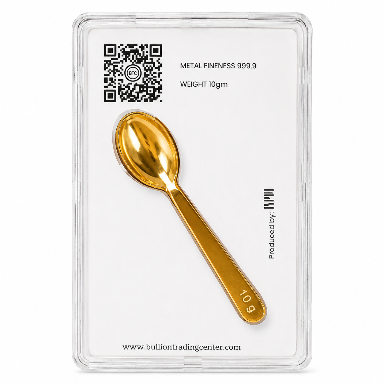 BTC Spoon 10 Grams Gold Bar 24KT – FKJGBR24K6893