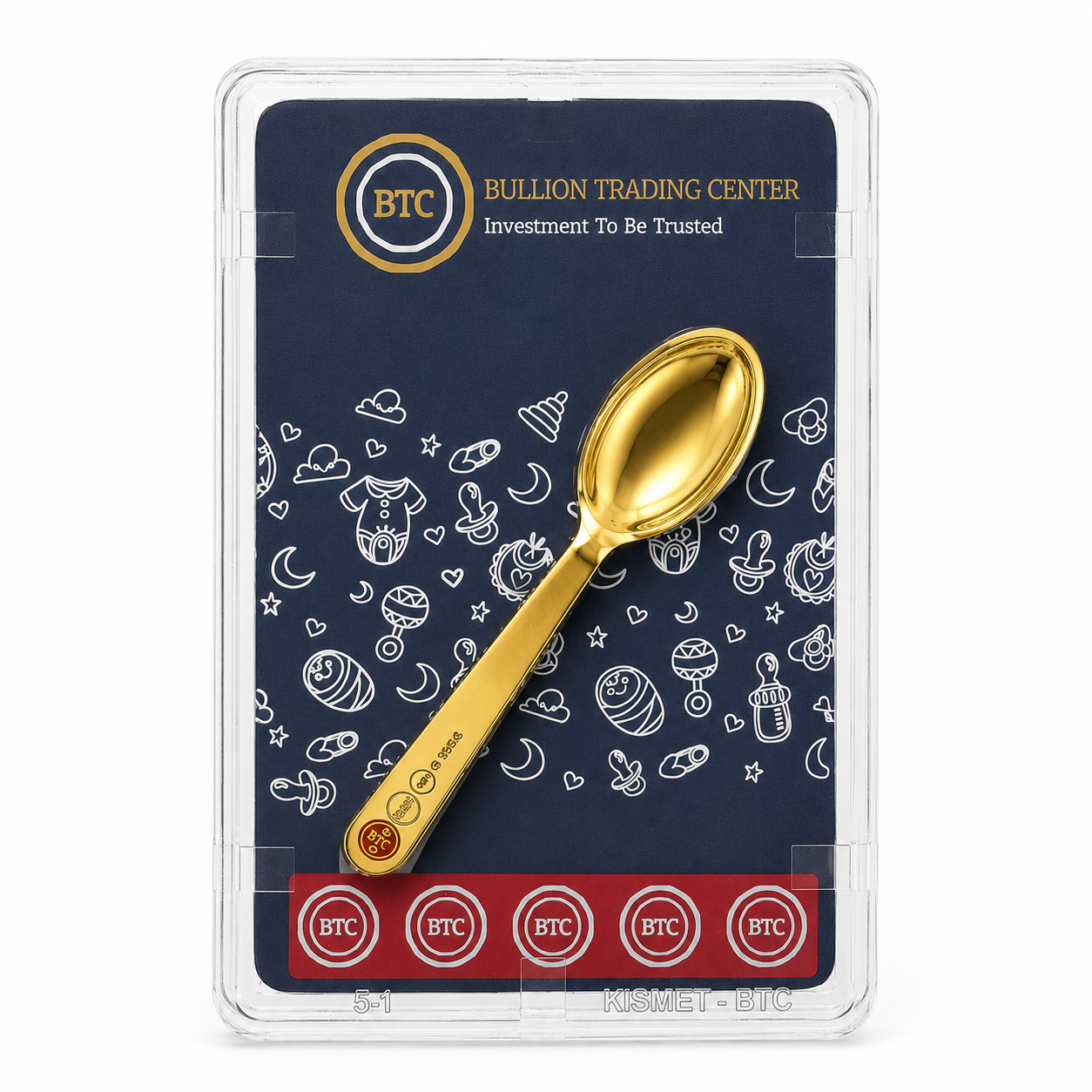 BTC Spoon 10 Grams Gold Bar 24KT – FKJGBR24K6893