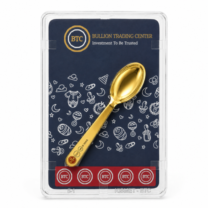 BTC Spoon 10 Grams Gold Bar 24KT – FKJGBR24K6893