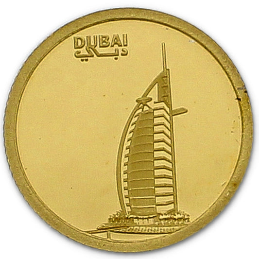 الإمارات لسك الذهب 4 جرام عملة برج العرب 24 قيراط نقاء 999.9 - FKJCON24K2271