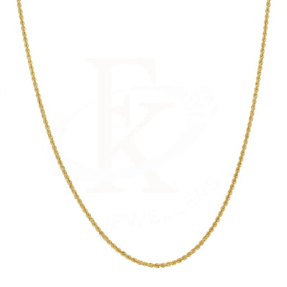 Gold 18 Inches Curb Chain 18Kt - Fkjcn18K8332 Chains