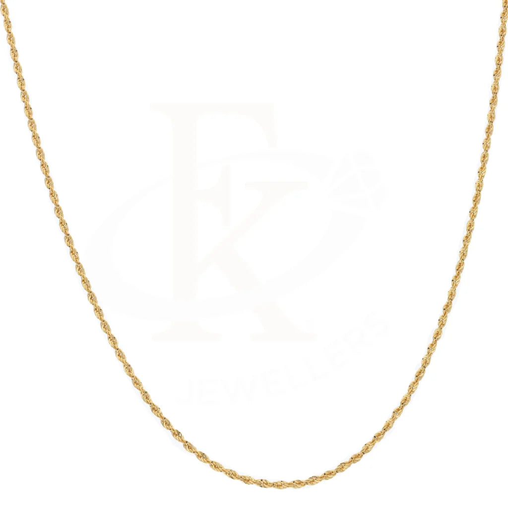 Gold 18 Inches Rope Chain 18Kt - Fkjcn18K8338 Chains