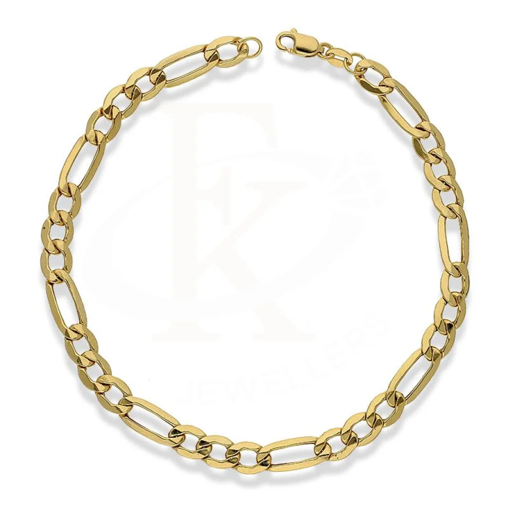 Gold Figaro Bracelet 18KT - FKJBRL18KU6566