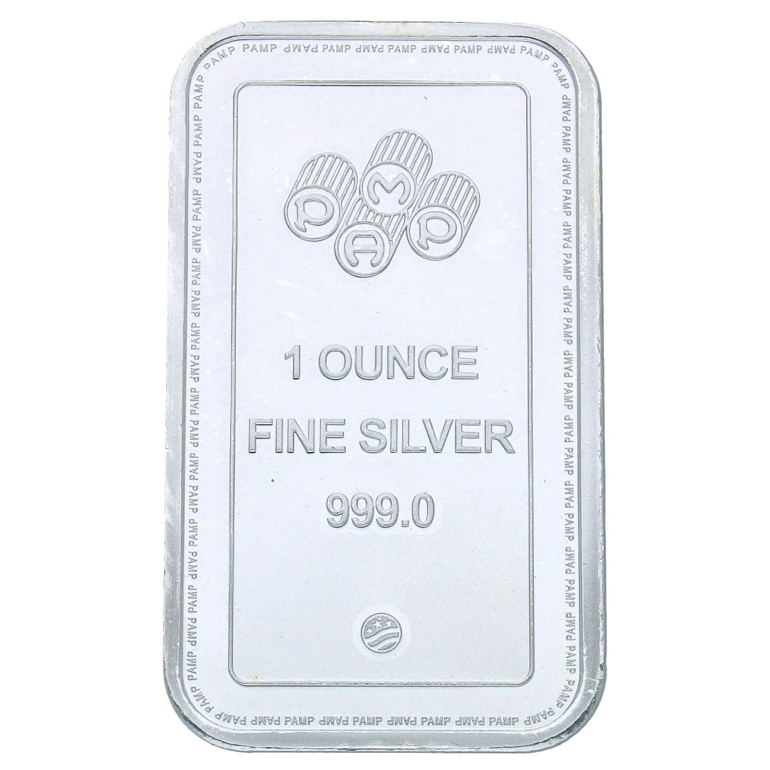 Pamp 1 Ounce Silver Bar 999.0 Silver - FKJGBRSL2317