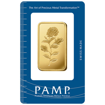 Pamp Suisse Rosa 1 Ounce Gold Bar 24KT - FKJGBR24K2211