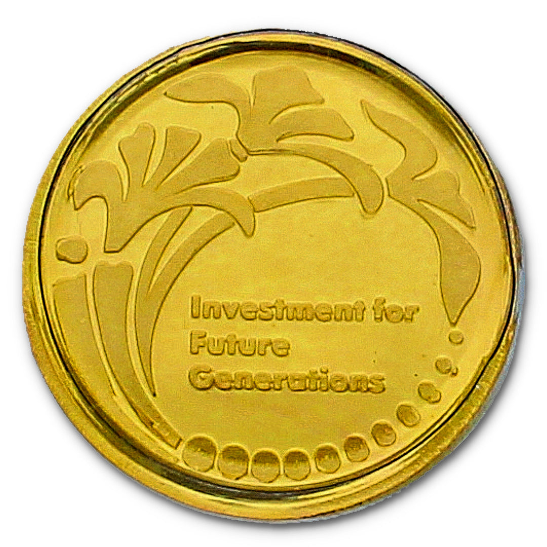 Emirates 4 Grams 22KT Gold Coin - FKJCON22K2218
