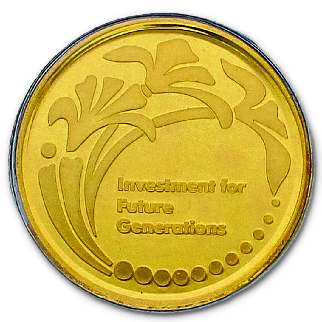Emirates 8 Grams 22KT Gold Coin - FKJCON22K2219