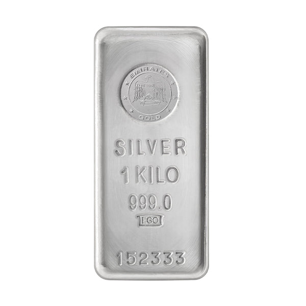 Emirates 1 Kilogram Silver Bar in 999 Silver - FKJGBRSL2183