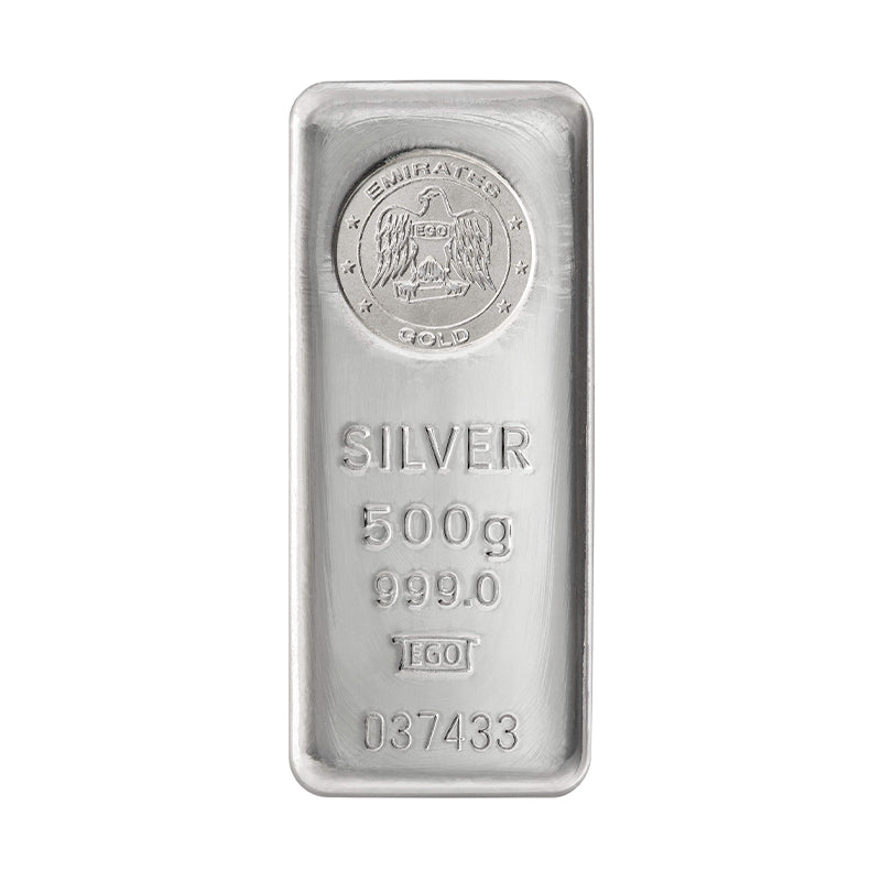 Emirates 500 Grams Silver Bar in 999 Silver - FKJGBRSL2182