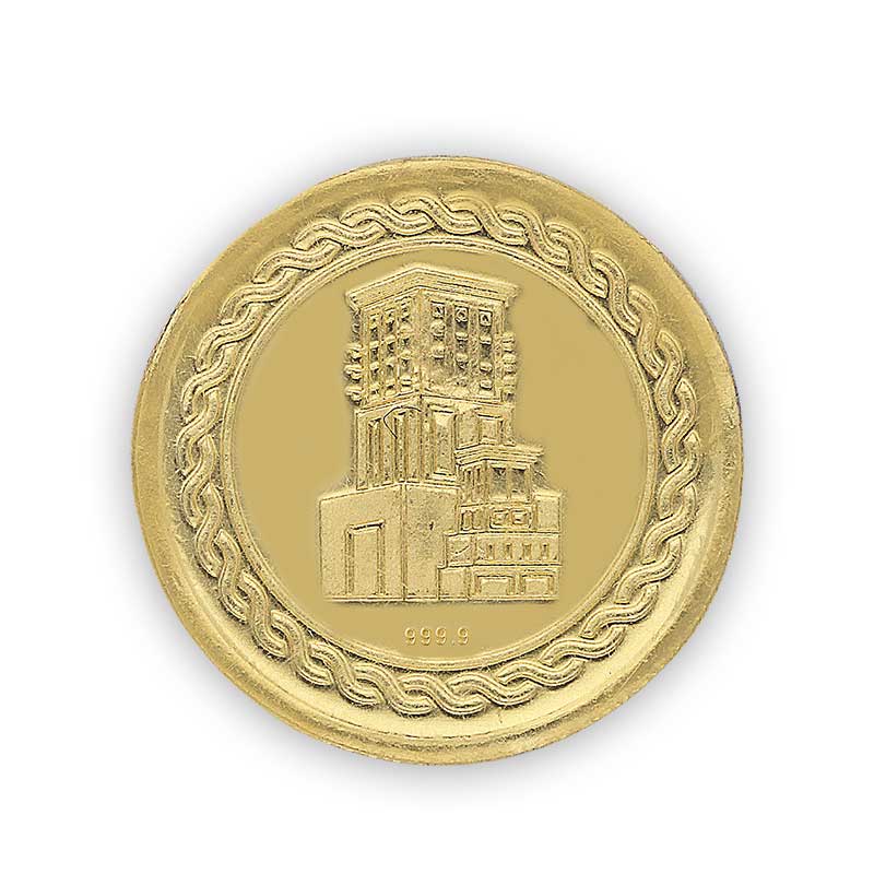Gold 2 Grams Coin 24KT 999.9 Purity - FKJCON24KU4007