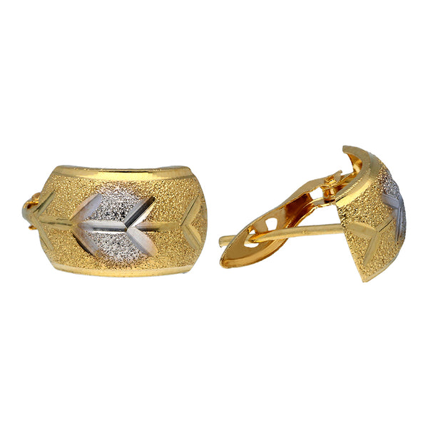 Gold Clip Earrings 18KT - FKJERN18KU3003