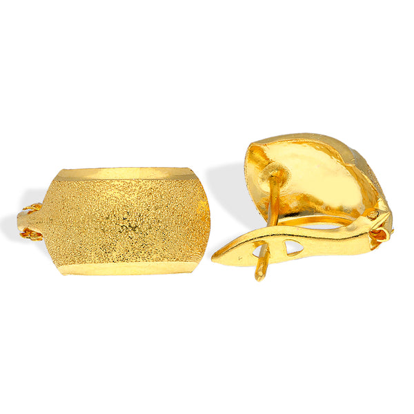 Gold Clip Earrings 18KT - FKJERN18KU3006