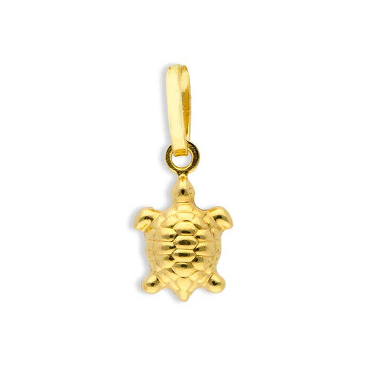 Gold Turtle Pendant 18KT - FKJPND18KU1038