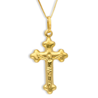Gold Necklace (Chain with Cross Pendant) 18KT - FKJNKL18KU1030