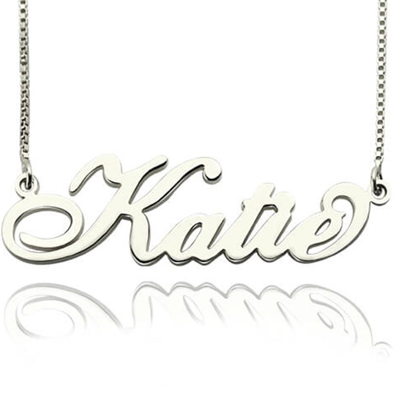 Silver 925 Personalized Name Necklace - FKJNKLSL2700