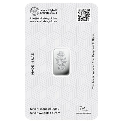 Emirates 1 Gram Silver Bar in 999 Silver - FKJGBRSL2179