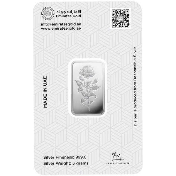 Emirates 5 Gram Silver Bar in 999 Silver - FKJGBRSL2159