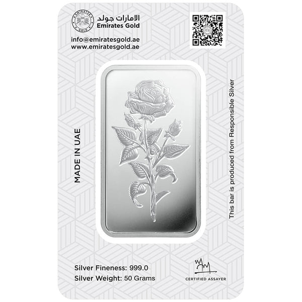 الإمارات 50 غرام فضة بار في 999 الفضة - FKJGBRSL2163