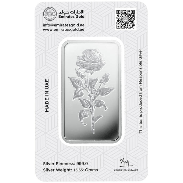 سبيكة الإمارات الفضية 1/2 أونصة من الفضة 999 - FKJGBRSL2181