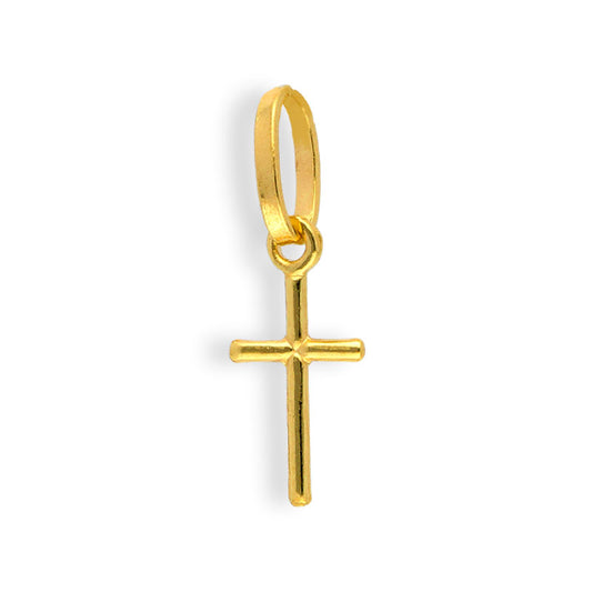 Gold Cross Pendant 18KT - FKJPND18KU1028